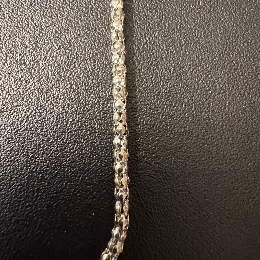 Silver Skull‎ Pendant Necklace